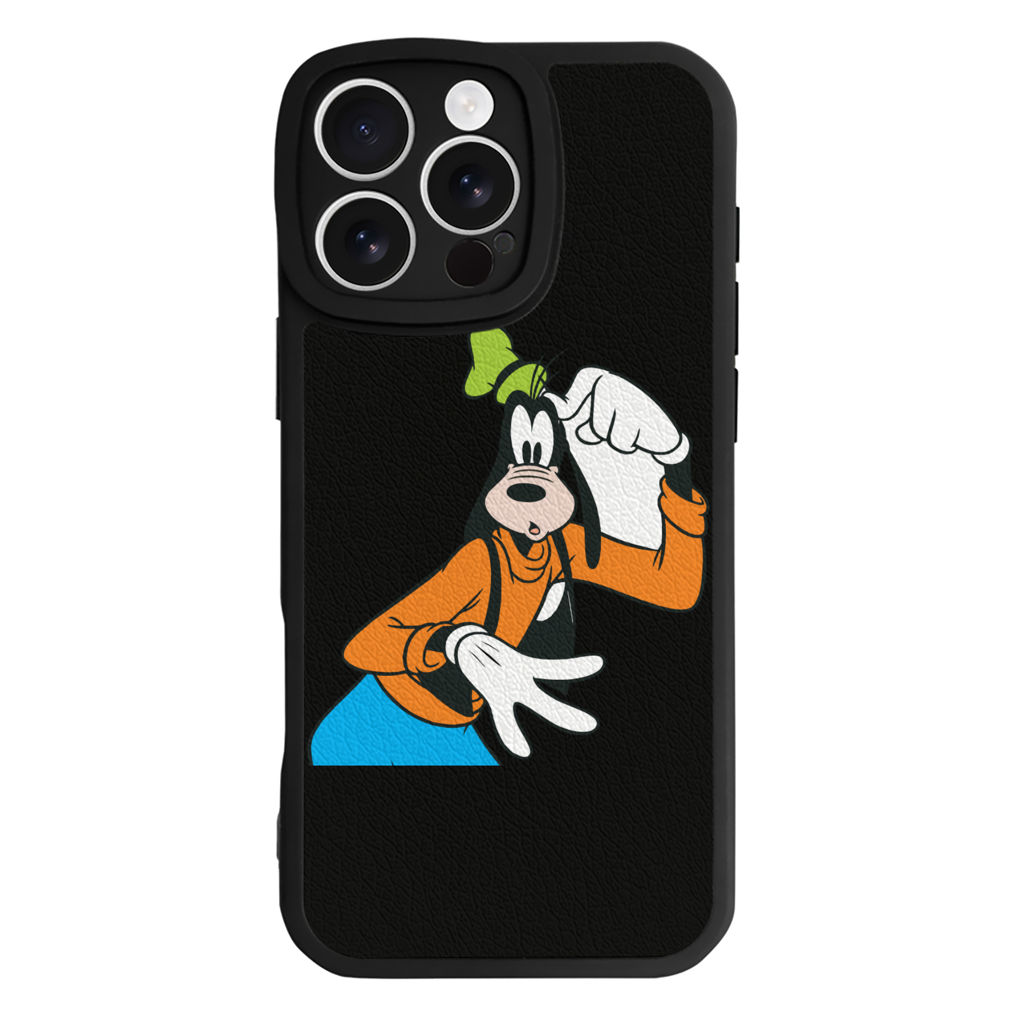 （画像用） ミッキーマウス Mickey Mouse 【iPhone 16シリーズ対応】シリコンスマホケース（レザー調） 材質：シリコン